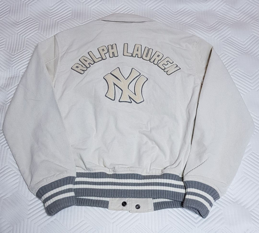 [새상품/S] 폴로 x MLB 뉴욕 양키스 바시티 코듀로이 자켓 팝니다.--2