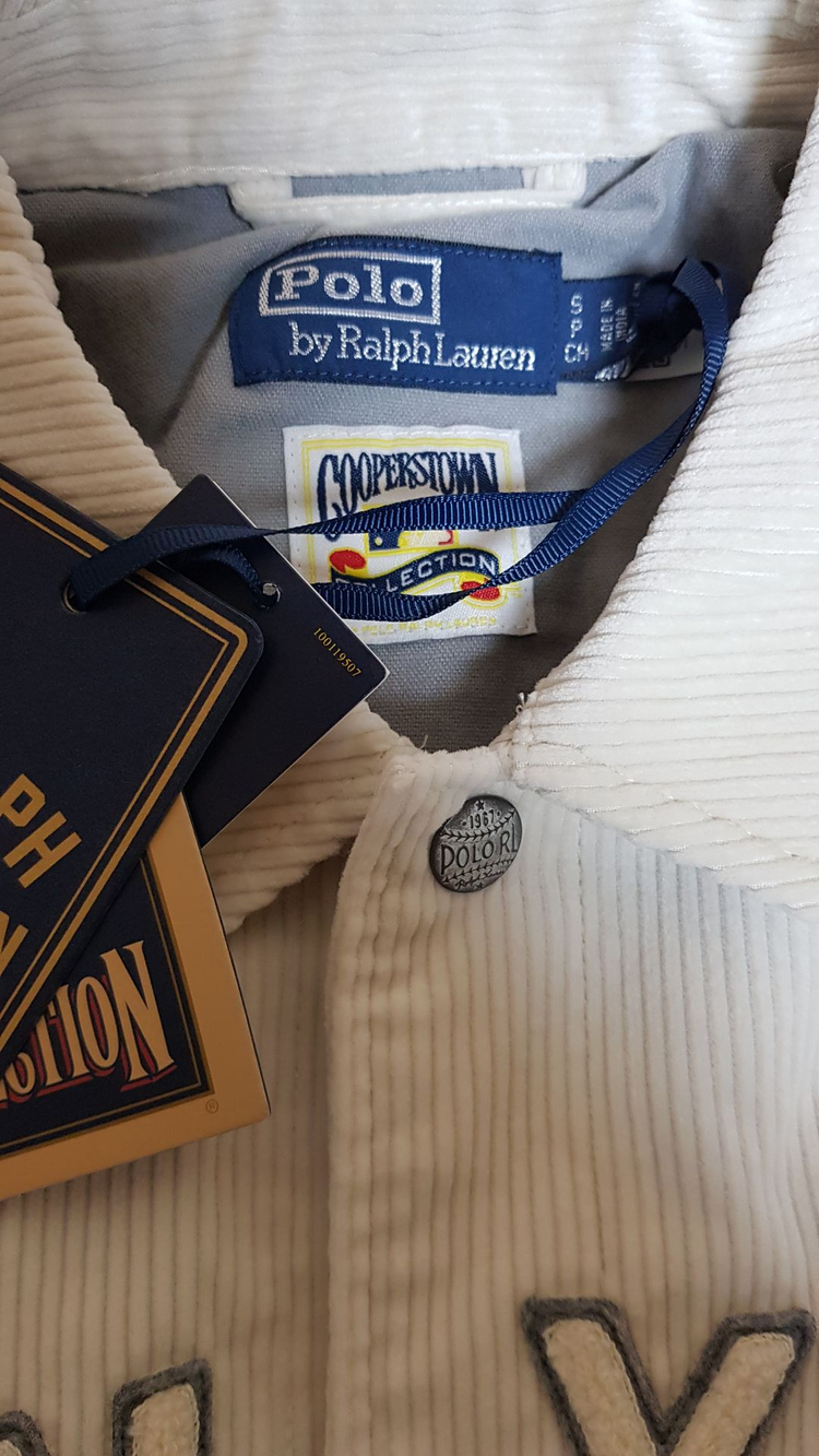 [새상품/S] 폴로 x MLB 뉴욕 양키스 바시티 코듀로이 자켓 팝니다.--4