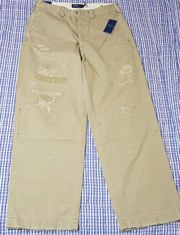 [새상품/29X32] 폴로 버로스 빅핏 치노 팬츠 팝니다.--2
