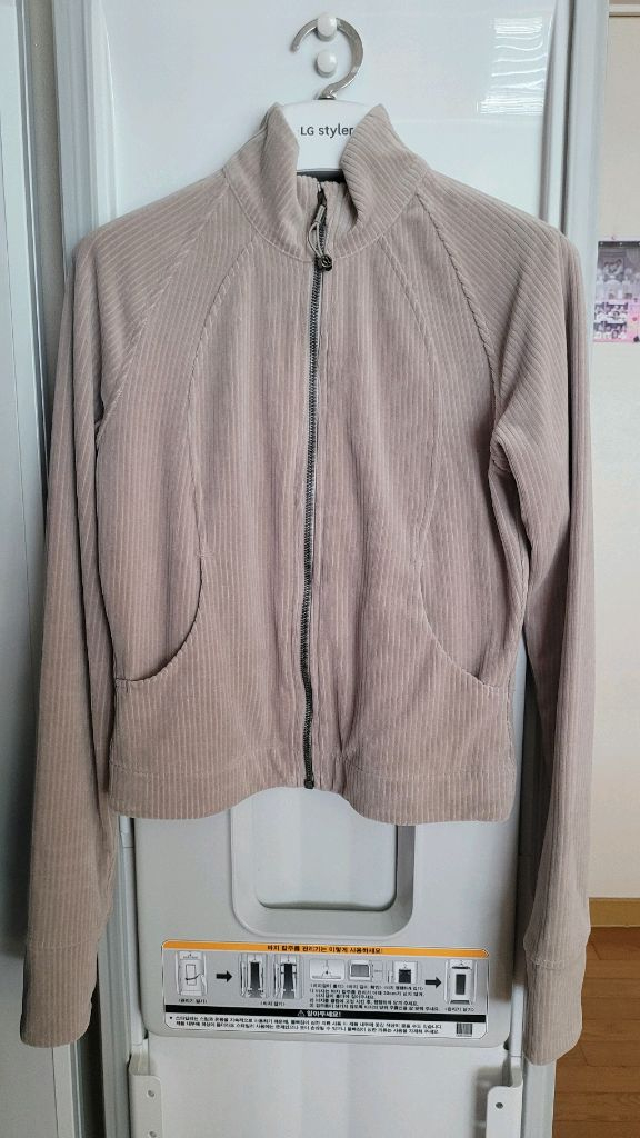 룰루레몬 트랙자켓 벨벳코드 4--2