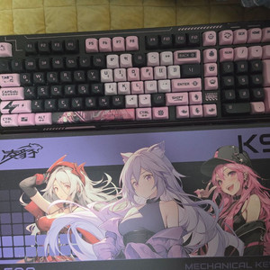 LINGBAO K98 기계식 키보드 핑크/블랙