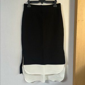 레이어드 블랙스커트