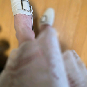 [정품] Lemoni 실버 버클 블로퍼 / 뮬 금강제화