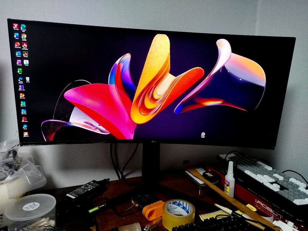 LG 커브드 모니터 GN850-BB WQHD 3440 * 1440 160HZ 전주시--2