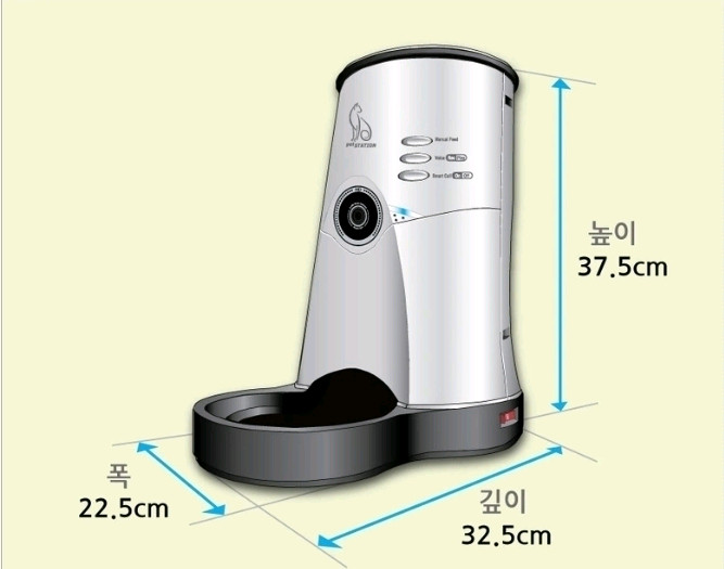 펫스테이션 자동 급식기 화이트--4
