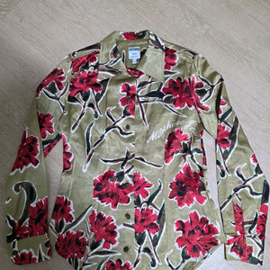 모스키노 진스 플라워 프린트 셔츠