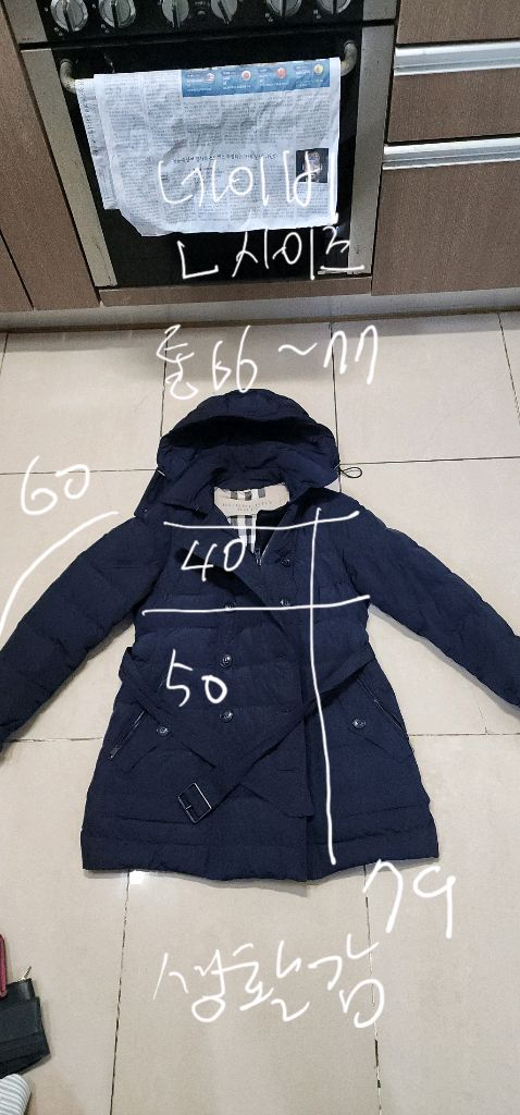 BURBERRY 여성 다운코트 66~77--9