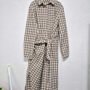 체크셔츠 롱원피스