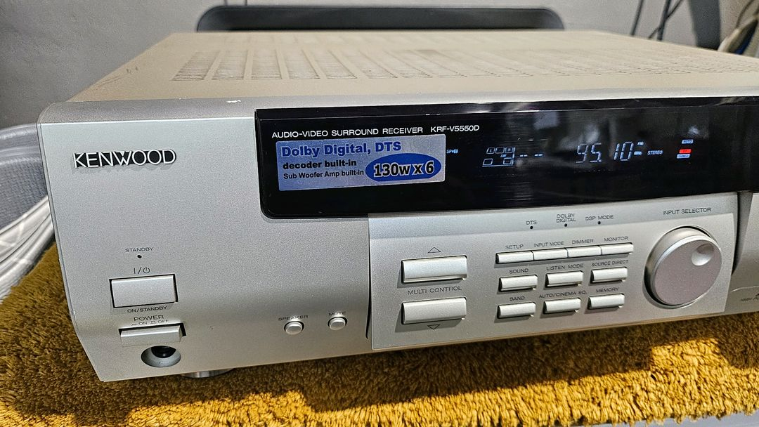 켄우드 리시버 앰프 KRF-V5550D 외장블루투스수신기 포함 이미지