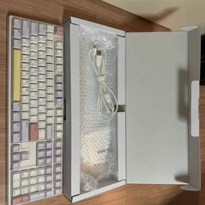 한성 GK898B 무접점 키보드 퍼플하트 35g 한무무 기계식키보드