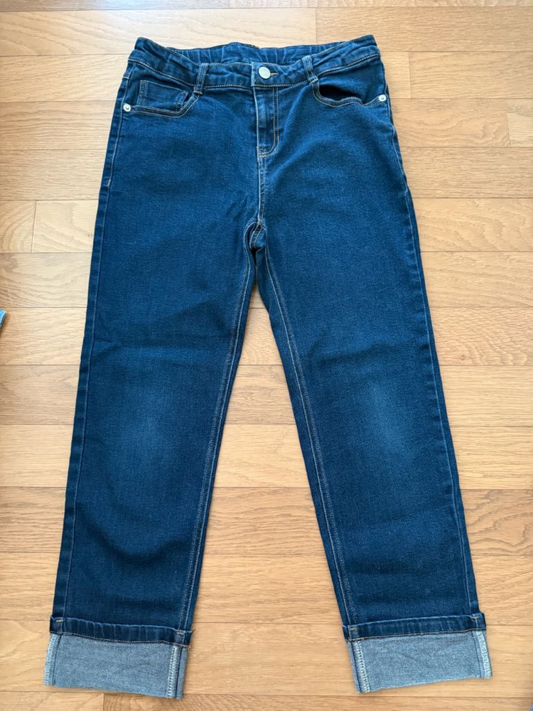 150 여아옷 기모티셔츠 및 청바지 조끼 뽀글이/ 6종--2