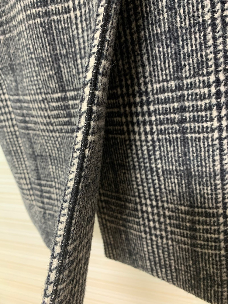 올리브 데 올리브 체크 코트 55-66사이즈--1