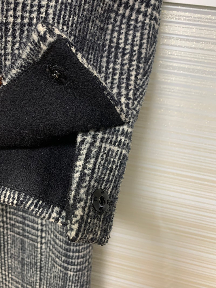 올리브 데 올리브 체크 코트 55-66사이즈--5