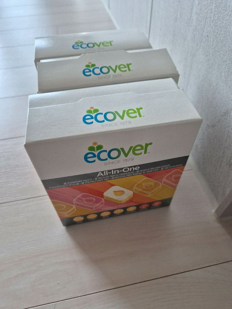 미개봉 에코버 식세기세제 3통--1