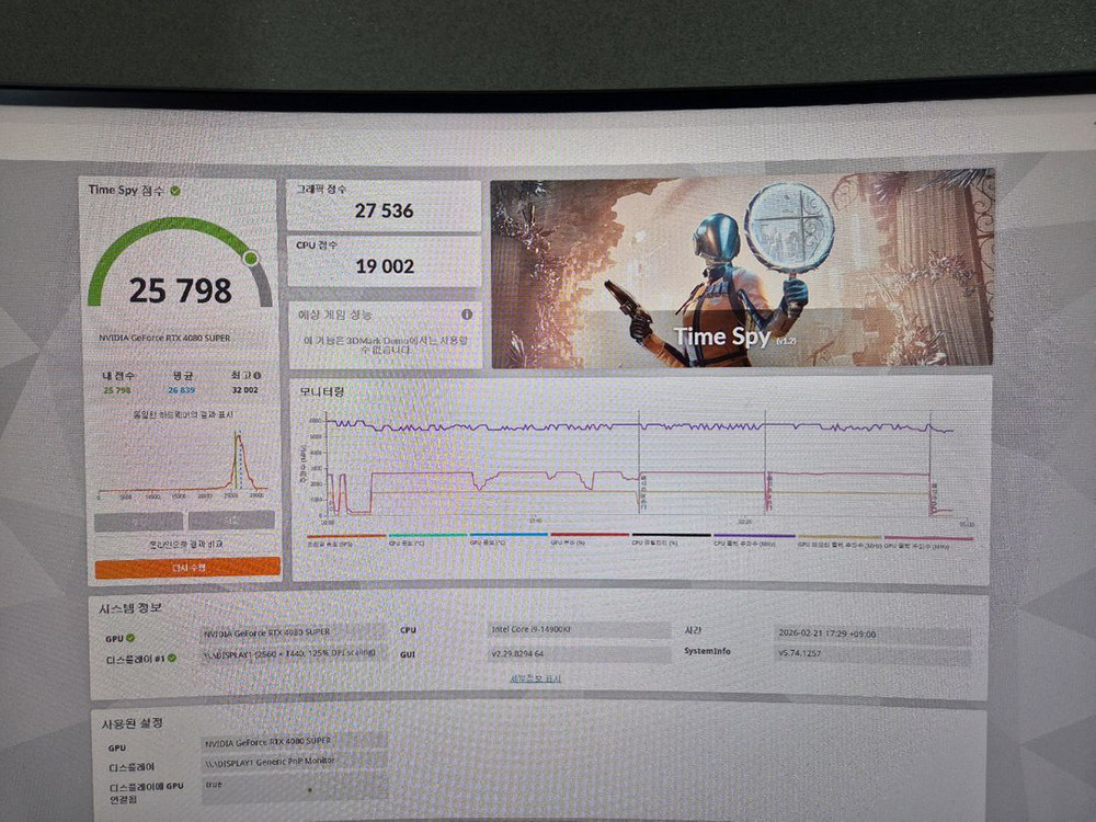 인텔i9-14900KF ,RTX4080SUPER 초 고사양 본체 판매합니다--6