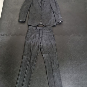 H&M 다크그레이 울정장 세트(블레이저 M, 바지 M)