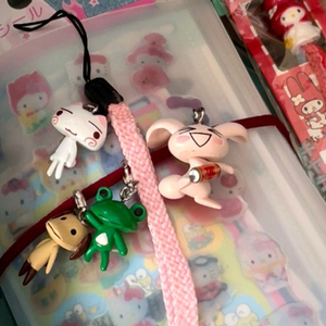 할인! 일본고전 도코데모잇쇼 피규어 스트랩 키링 토로 쥰 리키 피에르 이미지