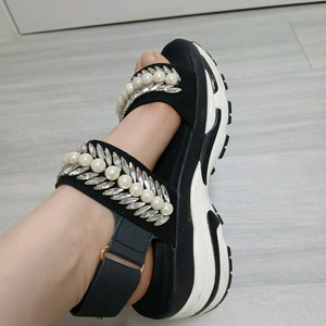 슈콤마보니 키높이 샌들 여성신발 사이즈230