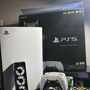 ps5 플스5 디지털버전 듀얼센스 2개 본체 쿨러