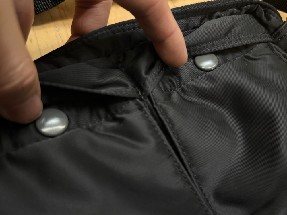 [요시다포터] 탱커 힙색, 슬링백 (블랙)--1