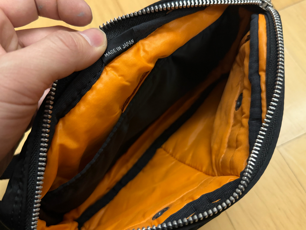 [요시다포터] 탱커 힙색, 슬링백 (블랙)--2