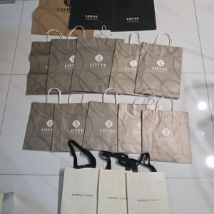 롯데백화점 쇼핑백 에비뉴엘쇼핑백등 16종 이미지