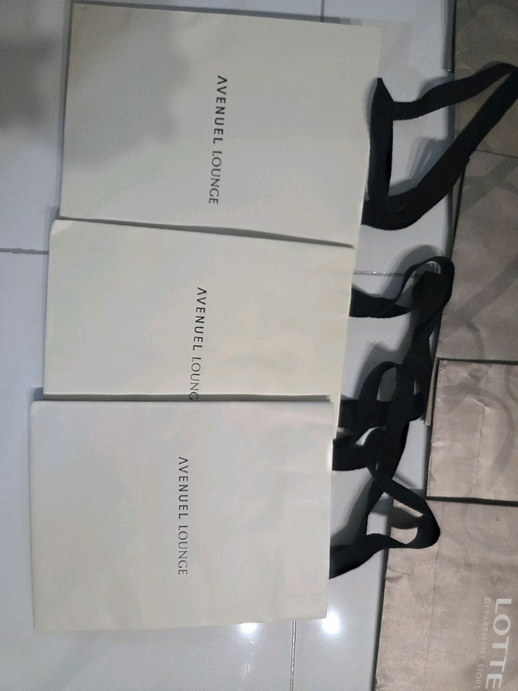 롯데백화점 쇼핑백 에비뉴엘쇼핑백등 16종 이미지