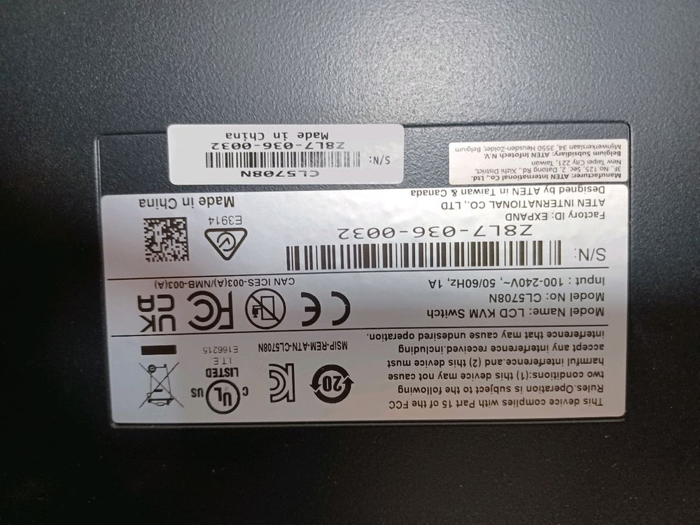 ATEN LCD KVM 스위치 CL5708N 8포트--3