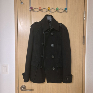 블랙 코트 남자코트 더블코트