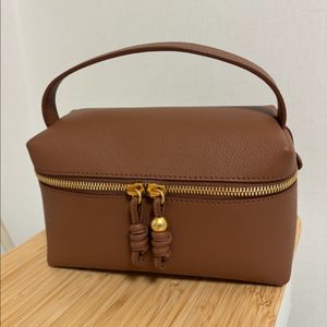 래트 볼큐브 코스메틱 백 카멜 새상품