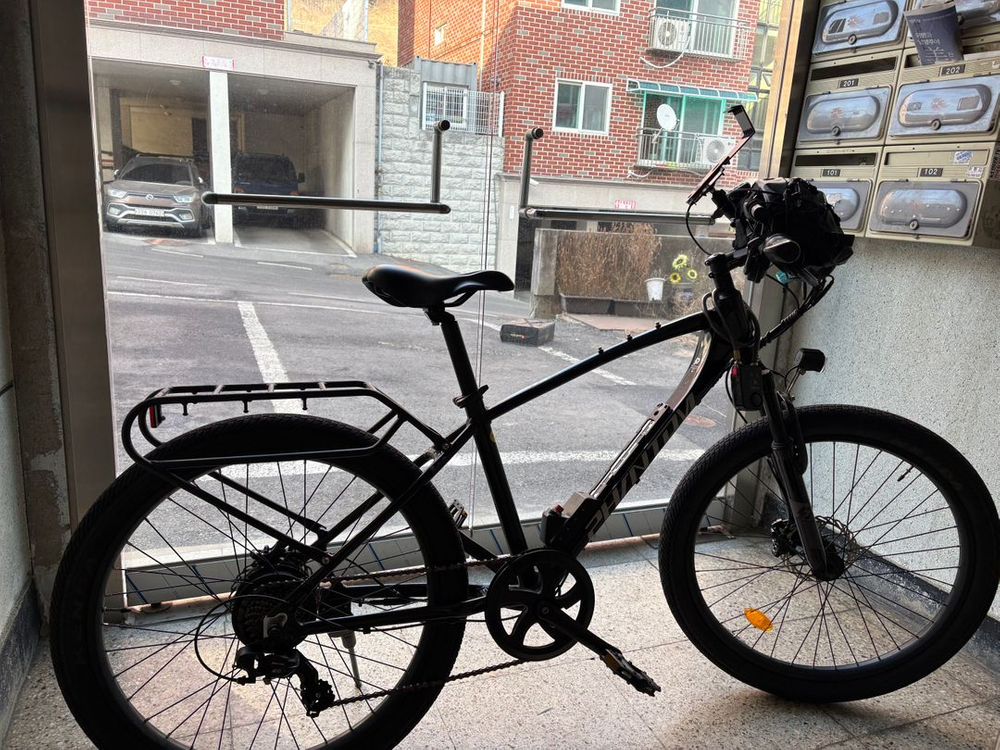 [최근 정비 + 새 로터 교체]★ 삼천리 전기 자전거 MTB 팬텀 HX 2025 풀셋 UPGRADE☆--1