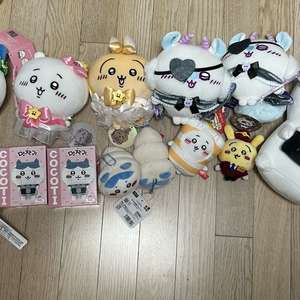 일괄, 각자 판매, 가격문의)) 먼작귀 치이카와 하치와레 우사기 모몽가 마스코트 홍콩 한정 캐릭터 인형 키링 모음 이미지