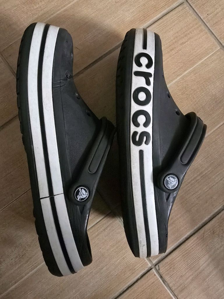 크록스 바야밴드 클로그 블랙--1