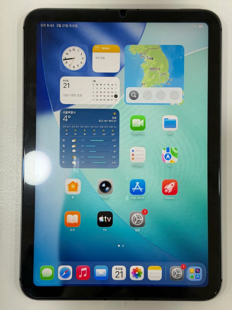 아이패드 미니 6세대 셀룰러 256G + 애플펜슬 (보증기간: 2026년 7월)--1