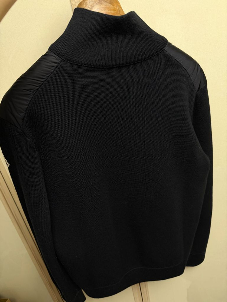 몽클레어 트리콧 패딩니트 가디건 블랙 xl사이즈 105--2