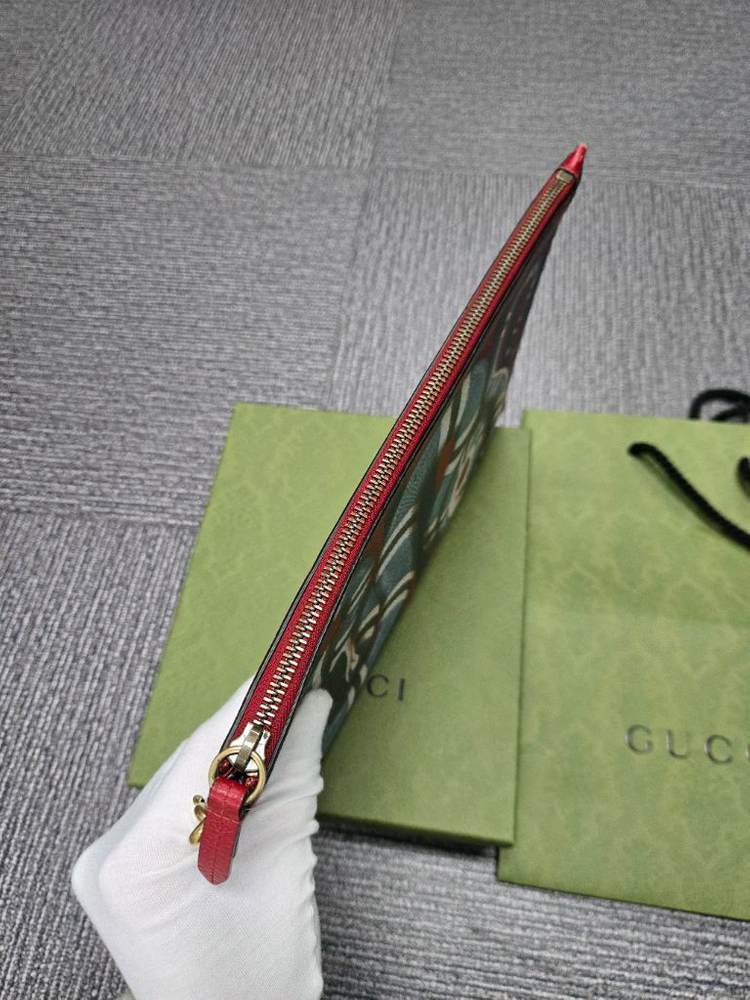 [특가][한정판] 구찌 킹스네이크 클러치백--4