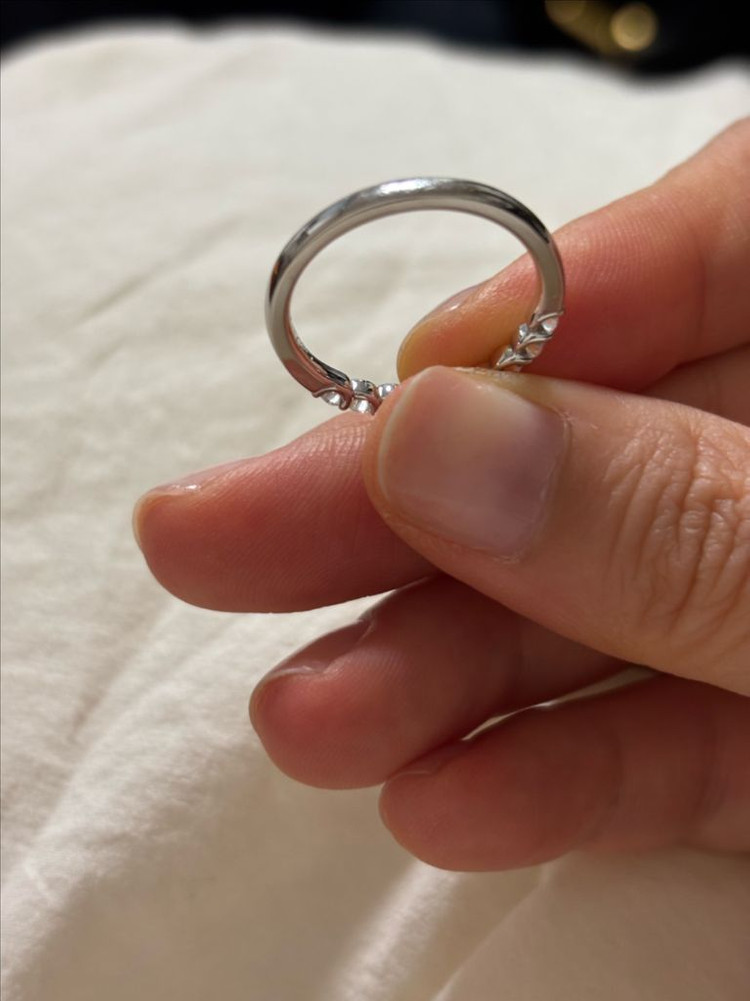 골든듀 18K 에일린 반지 가드링 천연다이아 15호--6