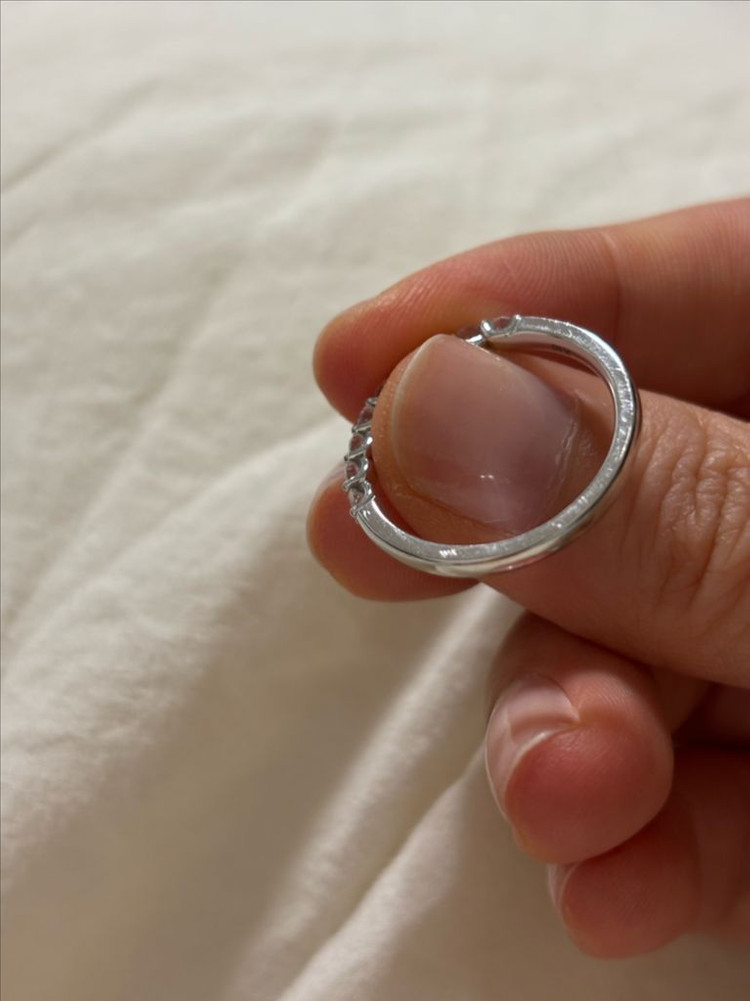 골든듀 18K 에일린 반지 가드링 천연다이아 15호--8