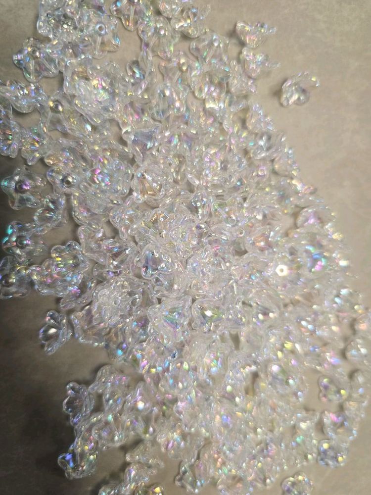 꽃말이 비즈 세트 (다양한 색상)--2