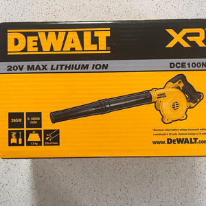 디월트 DCE100N 20V 충전 송풍기 (새상품) 이미지
