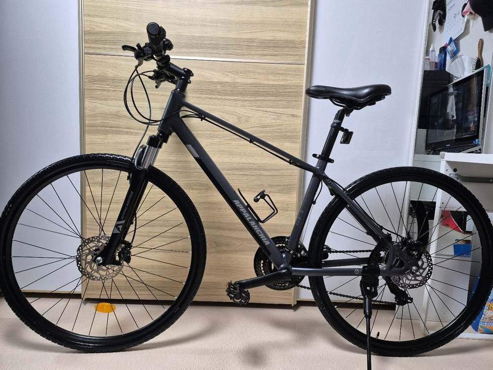 2023년형 아팔란치아 700C 저스틴 21D 하이브리드 자전거--1