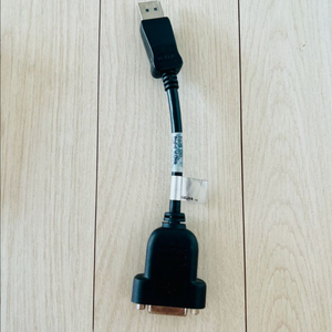 HP DVI to DP 젠더 모니터 선 이미지