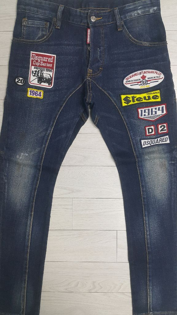 디스퀘어드2(사방스판) 스페셜로고 이태리진 32인치(No.856)드라이완료!--0