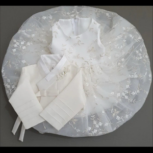 돌아기 최고급 드레스한복 세트(조바위 및 브로치 포함)