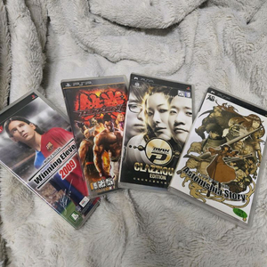 (국내정발)PSP 게임 모음 (위닝/철권/클래지콰이/어스토니시아)