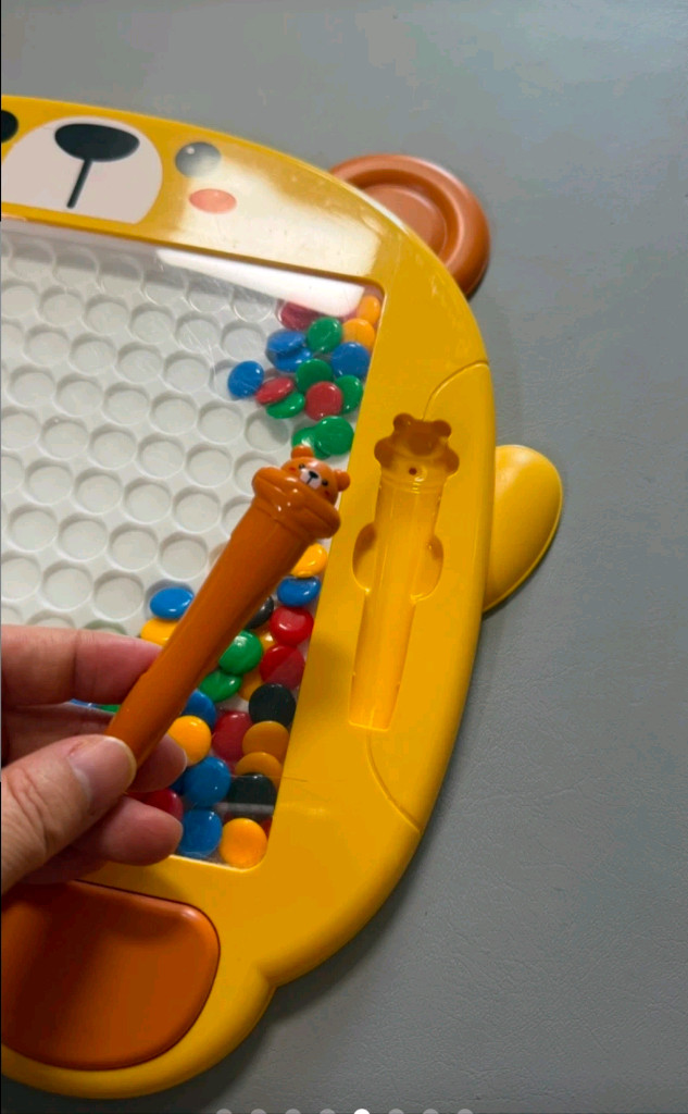 아기 곰돌이 에듀 자석 드로잉 보드 이미지