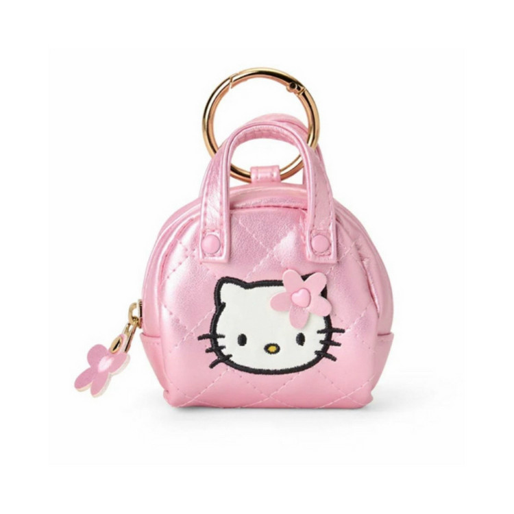 미개봉) 헬로키티 미니어처 퀼트 립 파우치 동전 지갑 산리오--3