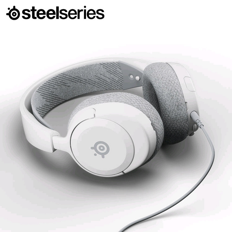 미사용 스틸시리즈 Arctis Nova 1 유선 게이밍 헤드셋 화이트--3