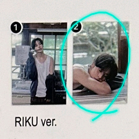 엔시티위시 리쿠 전시회 한정 포스터 B--1