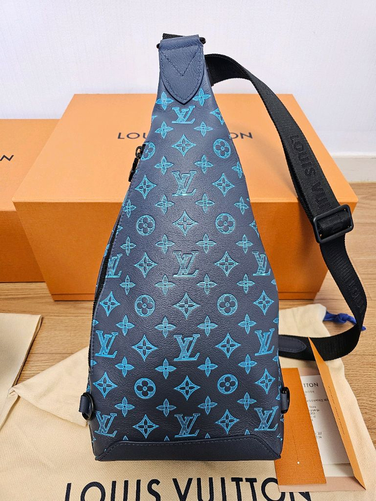 루이비통 올레더 듀오 슬링백 크로스백 리버블루 (새상품)--5